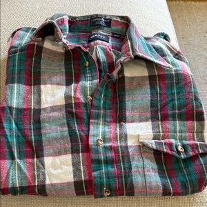 GANT Vintage Men's Plaid Shirt - Red, Green, and White